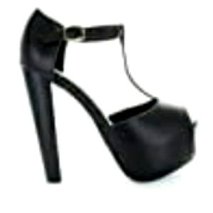 ZiZi Black Platform Pumps
